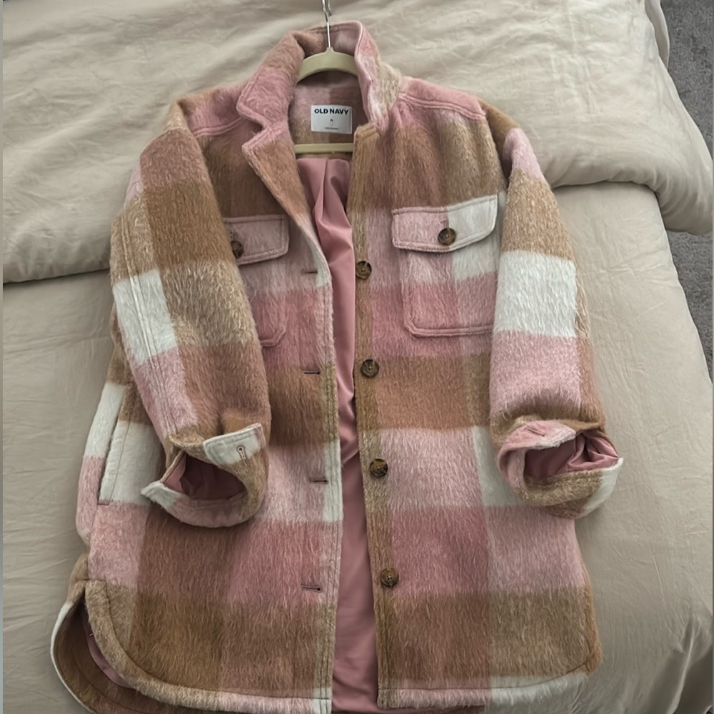 Old Navy Pink Teddy Jacket